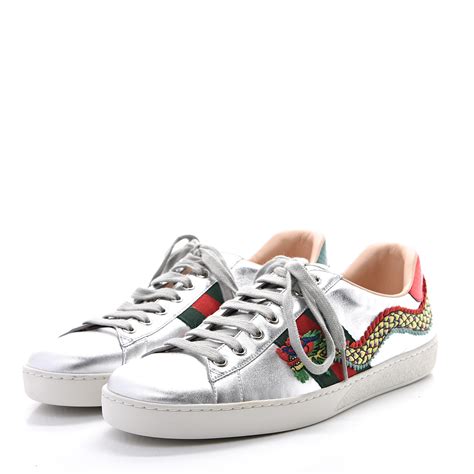 gucci ace dragon sneaker men|gucci silver dragon embroidery.